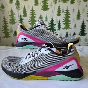 Reebok Nano X1 Grit 'White Black Pursuit Pink Training Shoes